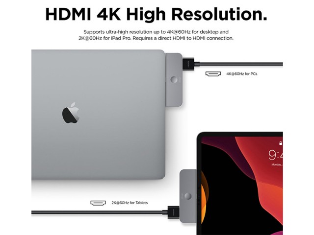 هاب تایپ سی الاگو مدل Type-C Pocket Pro Hub Adapter