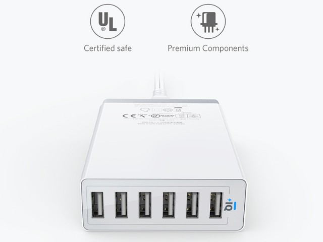 هاب شارژر 6 پورت انکر مدل A2123 PowerPort 6