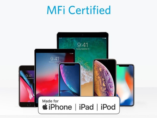 کابل تبدیل USB-C به Lightning فست شارژ  انکر مدل A8612 PowerLine Select