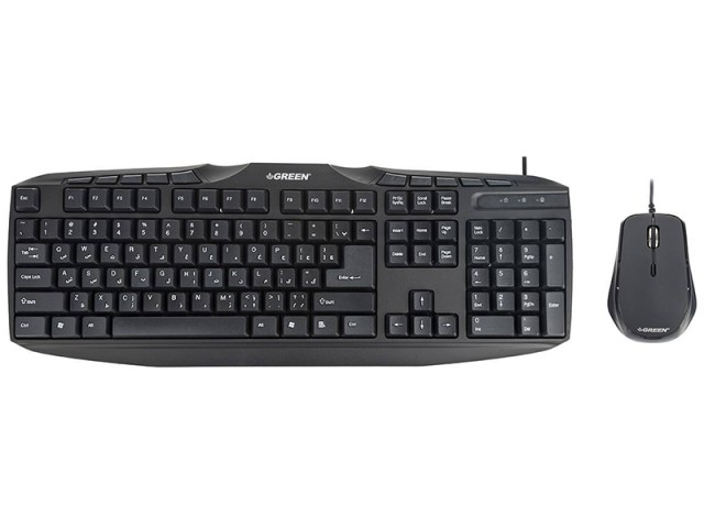 ماوس و کیبورد گرین مدل GKM-305