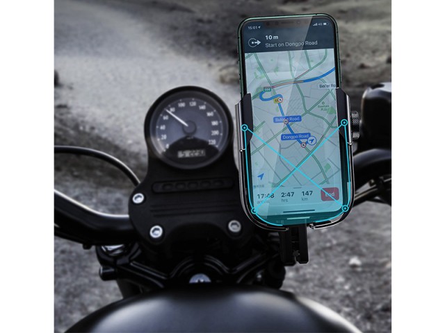 پایه نگهدارنده موبایل موتور و دوچرخه بیسوس مدل Armor Motorcycle Holder
