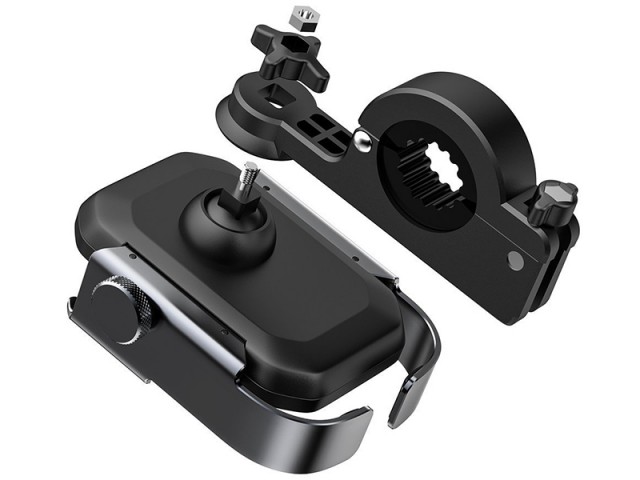 پایه نگهدارنده موبایل موتور و دوچرخه بیسوس مدل Armor Motorcycle Holder