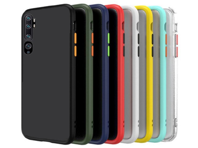 کاور پشت مات دور رنگی مناسب برای گوشی موبایل شیائومی Mi Note 10 Pro/Mi Note 10/Mi CC9 Pro