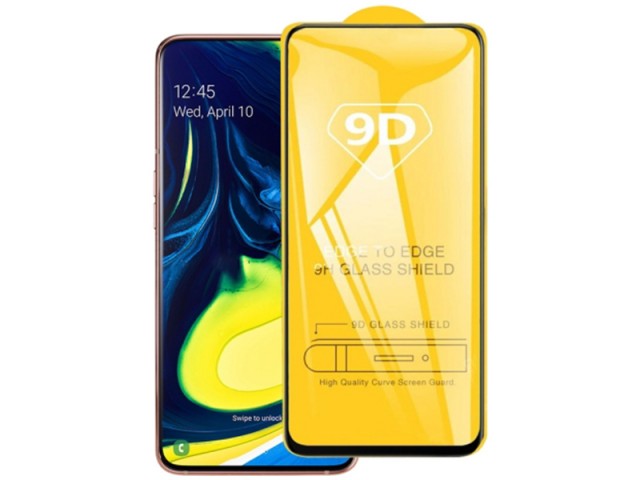 محافظ صفحه نمايش مدل 9D مناسب برای گوشی موبايل سامسونگ A80/A90
