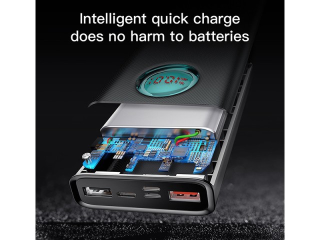 پاور بانک فست شارژ 20000 میلی آمپر بیسوس مدل Mulight Quick Charger