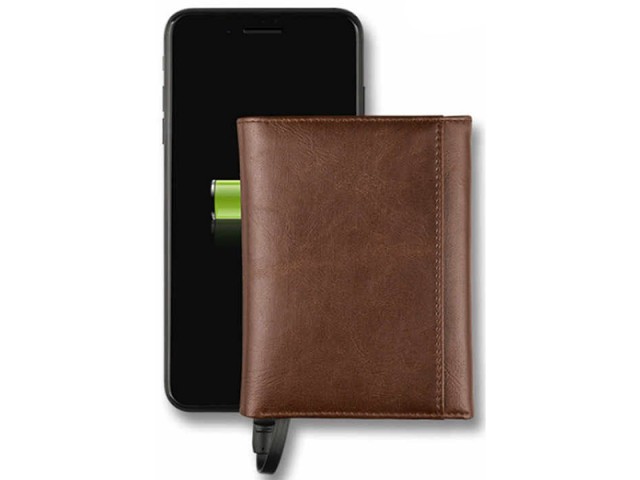 پاور بانک 4000 میلی آمپر و کیف چرمی ژوس مدل ZS-PB-018