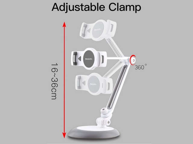 پایه نگهدارنده رومیزی تبلت و گوشی موبایل یسیدو مدل C33 Smart Tablet Holder
