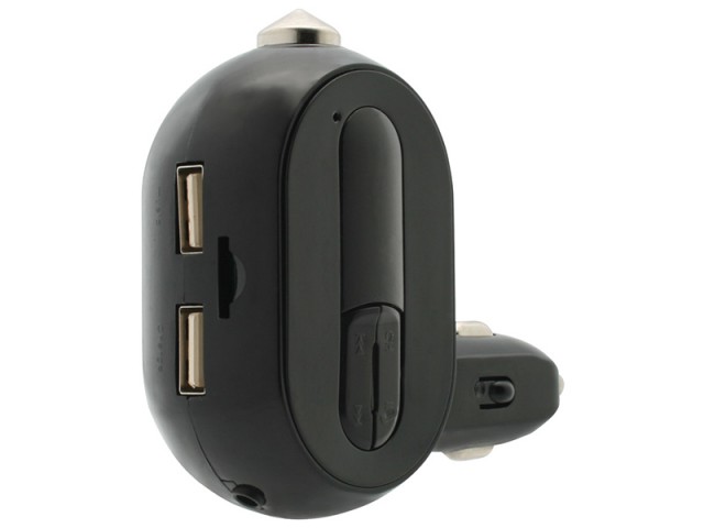 اف ام پلیر و شارژر فندکی چند کاره خودرو مدل Trackplus-2