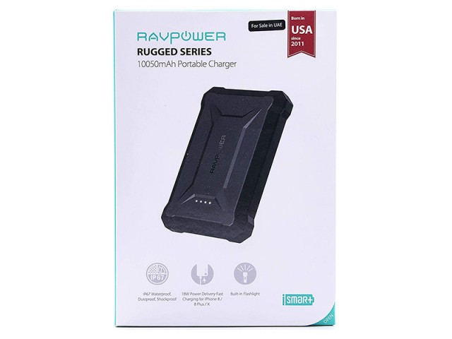 پاور بانک 10050 میلی آمپر راو پاور مدل RP-PB096 Rugged Series
