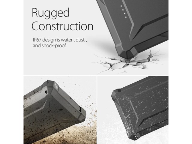 پاور بانک 10050 میلی آمپر راو پاور مدل RP-PB096 Rugged Series