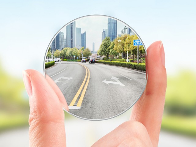 آینه نقطه کور خودرو بیسوس مدل Full Vision Blind Spot Mirror (پک 2 عددی)