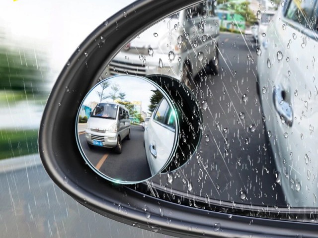 آینه نقطه کور خودرو بیسوس مدل Full Vision Blind Spot Mirror (پک 2 عددی)