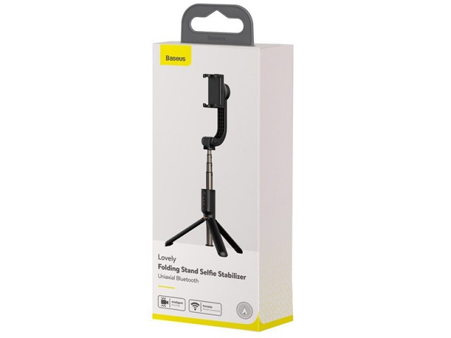 گیمبال و مونوپاد بلوتوثی سه پایه دار بیسوس مدل Lovely Folding Stand Selfie Stabilizer