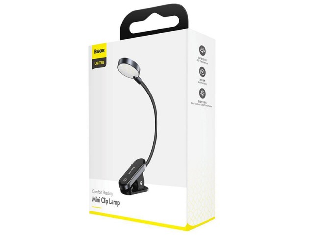 چراغ مطالعه بیسوس مدل Comfort Reading Mini Clip Lamp