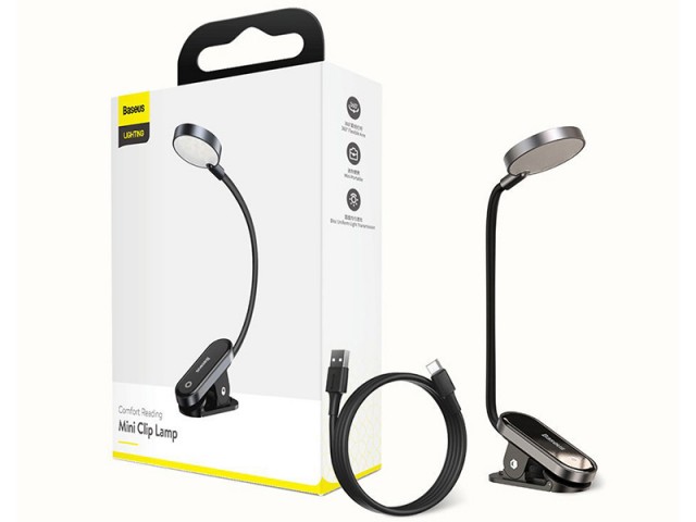 چراغ مطالعه بیسوس مدل Comfort Reading Mini Clip Lamp
