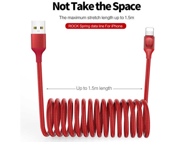 کابل فنری لایتنینگ راک مدل RCB0656 Metal Stretchable