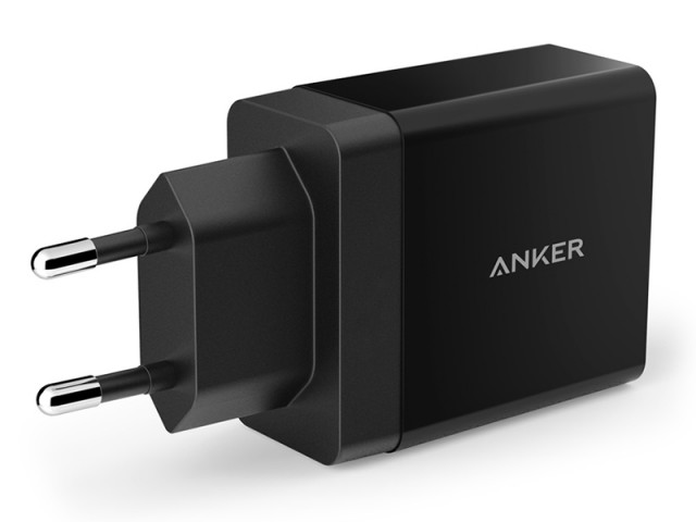 شارژر دیواری فست شارژ انکر مدل A2021 24W 2-Port USB Charger