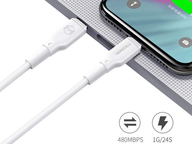 کابل فست شارژ Type-C به Lightning مک دودو مدل CA-7290