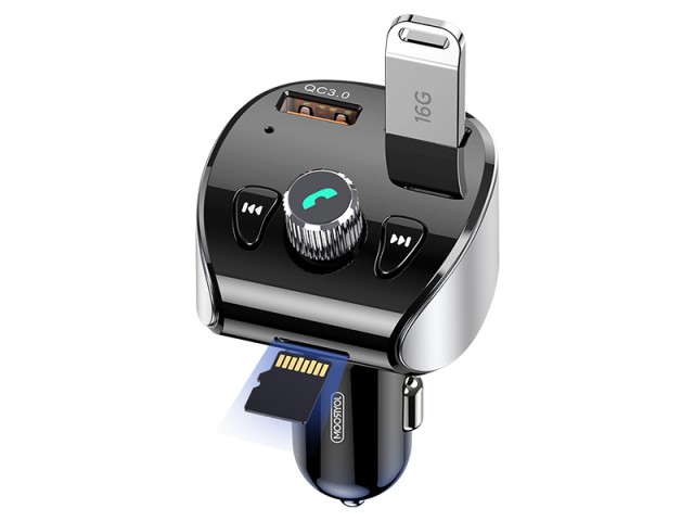 شارژر فندکی و پخش کننده بلوتوث جویروم مدل JR-CL02 Shadow Series با قابلیت مکالمه