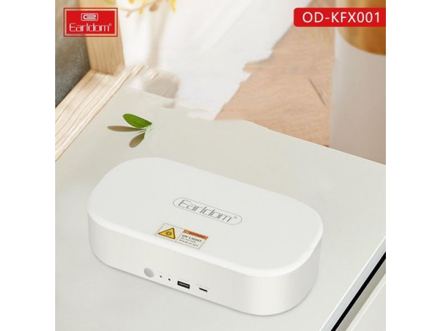 دستگاه ضد عفونی کننده گوشی موبایل ارلدام مدل OD-KFX001 با قابلیت شارژ وایرلس