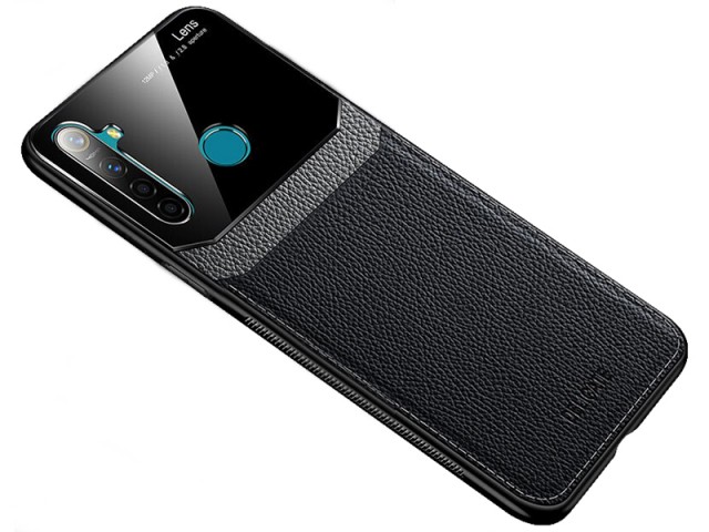 کاور دور دوخت چرم و گلس مدل Delicate Case مناسب برای گوشی موبایل شیائومی Redmi Note 8