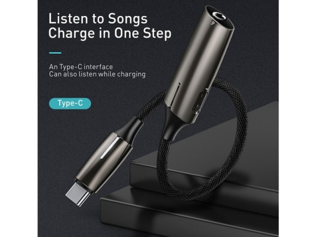 مبدل تایپ سی به تایپ سی و صدا بیسوس مدل Type-C To Type-C & 3.5MM Adapter L60