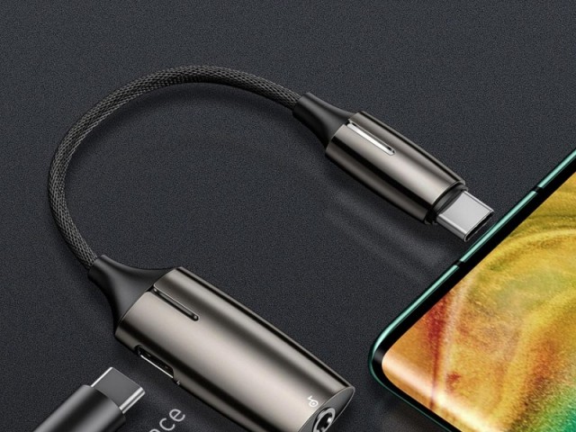 مبدل تایپ سی به تایپ سی و صدا بیسوس مدل Type-C To Type-C & 3.5MM Adapter L60