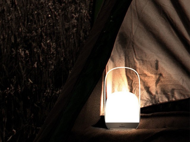لامپ شارژی قابل حمل بیسوس مدل Moon-White Series Stepless Dimming Portable Lamp