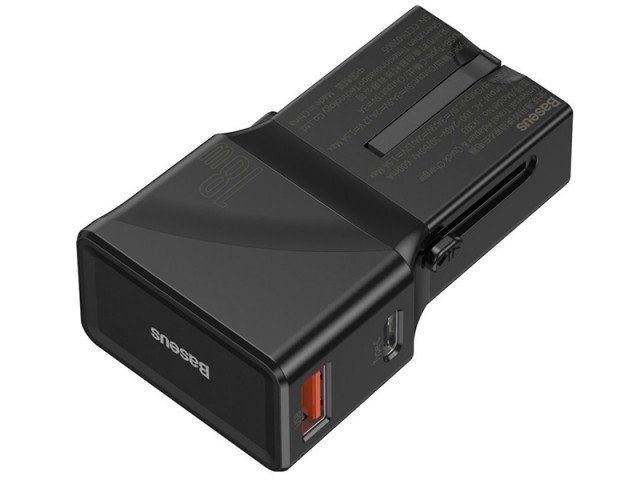 شارژر دیواری فست شارژ جهانی بیسوس مدل Universal Conversion Plug