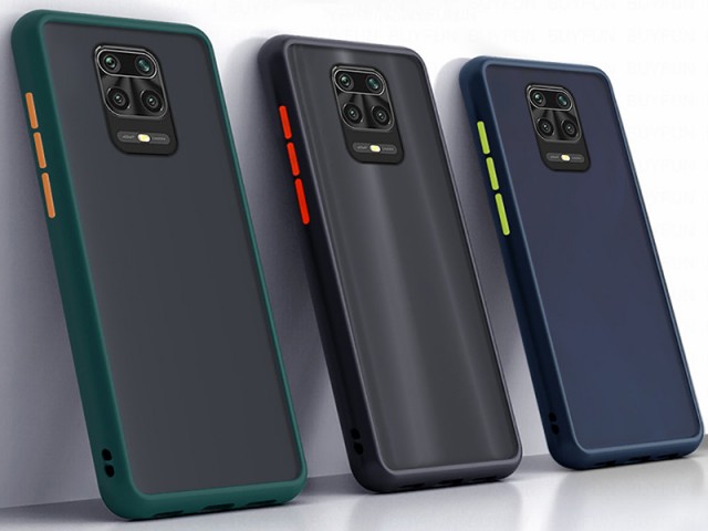 کاور پشت مات دور رنگی مناسب برای گوشی موبایل شیائومی Redmi Note 9S/Note 9 Pro/Note 9 Pro Max