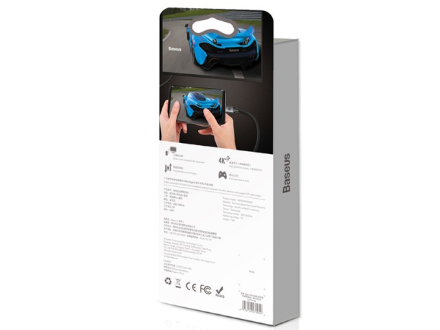 کابل تبدیل Type-C به HDMI بیسوس مدل Video Adapter Cable