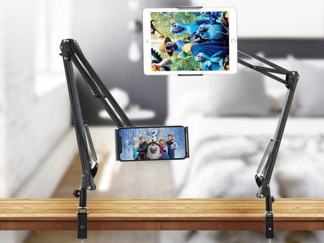 پایه نگهدارنده تبلت و گوشی موبایل راک مدل RPH0895 Flexible Adjustable Desktop