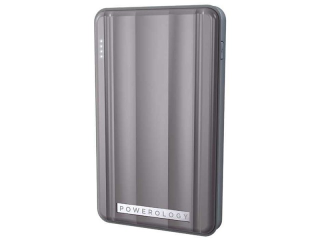 پاور بانک فست شارژ 6000 میلی آمپر پاورولوژی مدل P6PBGY Slim PD Power Bank 18W
