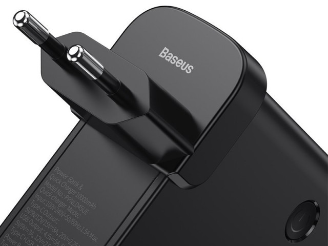 پاور بانک 10000 میلی آمپر و شارژر دیواری فست شارژ بیسوس مدل GaN Charger