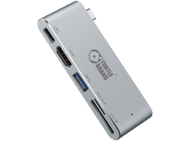 هاب تایپ سی 5 پورت ترتل برند مدل TB0072