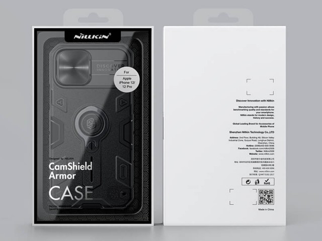 کاور اورجینال نیلکین مدل CamShield Armor مناسب برای گوشی موبایل iPhone 12/12 Pro
