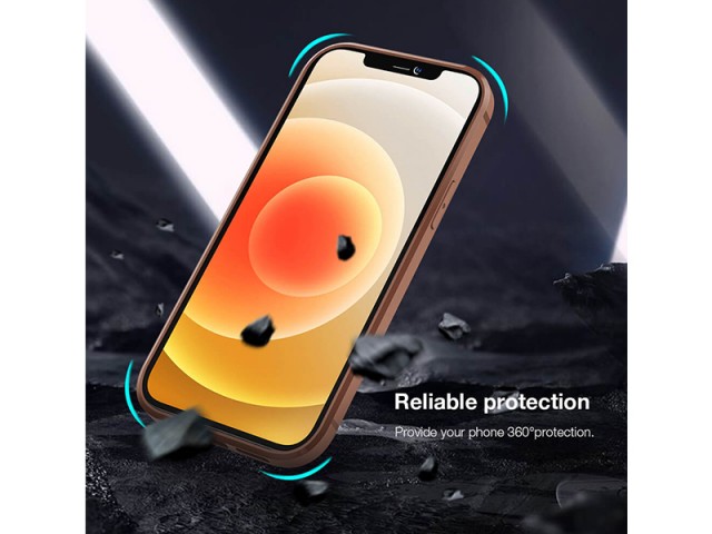 کاور چرمی اورجینال نیلکین مدل Aoge Leather Case مناسب برای گوشی موبایل iPhone 12 mini