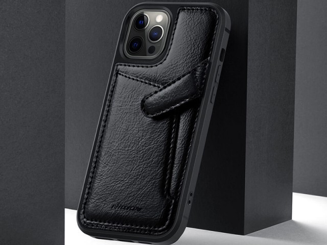 کاور چرمی اورجینال نیلکین مدل Aoge Leather Case مناسب برای گوشی موبایل iPhone 12/12 Pro