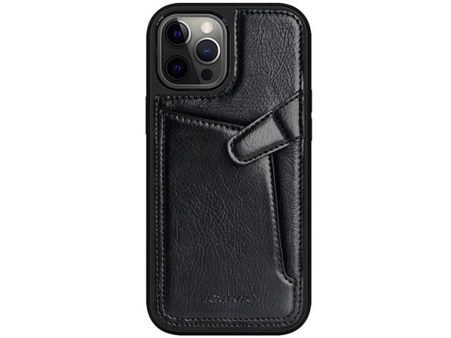 کاور چرمی اورجینال نیلکین مدل Aoge Leather Case مناسب برای گوشی موبایل iPhone 12/12 Pro