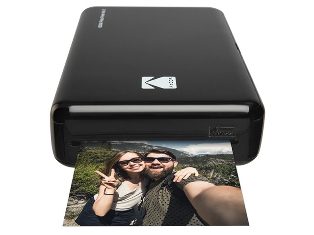 پرینتر قابل حمل چاپ سریع عکس کداک مدل Mini 2 Instant Photo Printer بهمراه کاغذ چاپ عکس 8 عددی