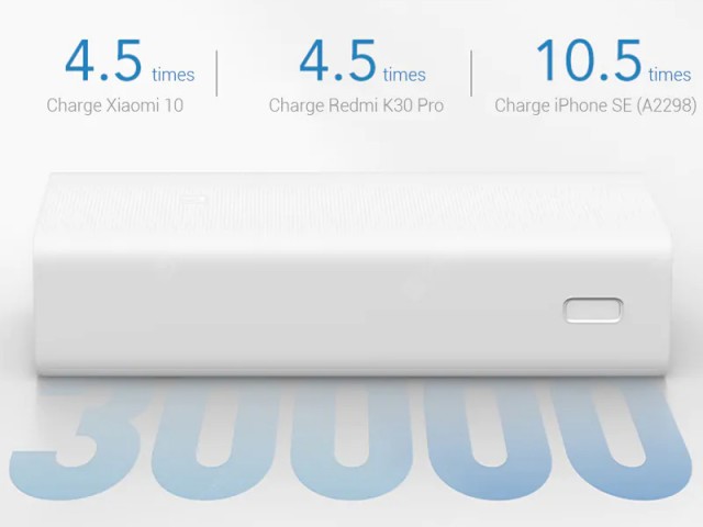 پاور بانک فست شارژ 30000 ميلی آمپر شیائومی مدل PB3018ZM Mi Power Bank 3