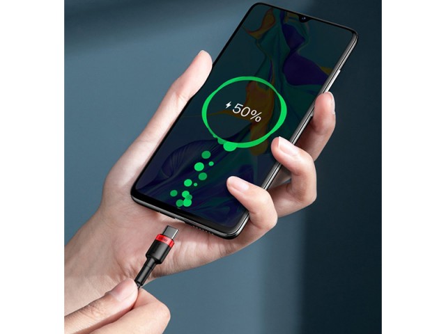 کابل فست شارژ دو سر تایپ سی بیسوس مدل Cafule PD2.0 100W Flash Charging CATKLF-AL91