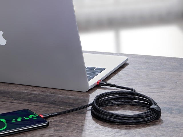 کابل فست شارژ دو سر تایپ سی بیسوس مدل Cafule PD2.0 100W Flash Charging CATKLF-AL91