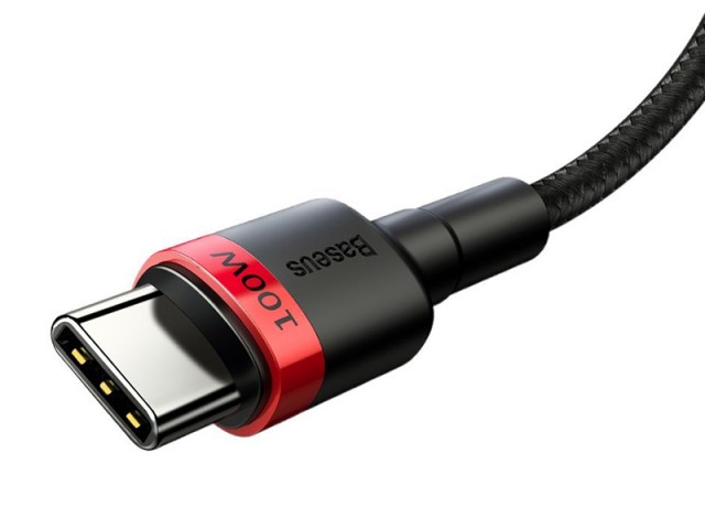 کابل فست شارژ دو سر تایپ سی بیسوس مدل Cafule PD2.0 100W Flash Charging CATKLF-AL91