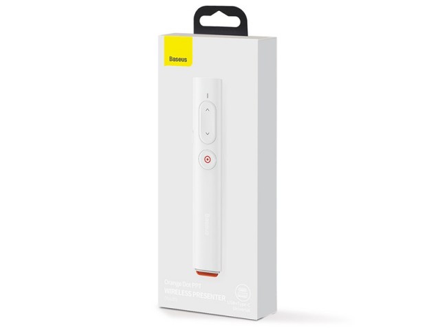 پوینتر و پرزنتر بی سیم بیسوس مدل Orange Dot PPT Wireless Presenter ACFYB-A02
