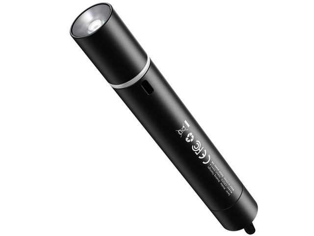 چراغ قوه و چکش اضطراری خودرو بیسوس Savior Window Breaking Flashlight CRSFH-B01