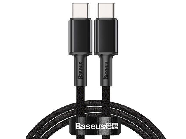 کابل فست شارژ دو سر تایپ سی بیسوس مدل High Density Braided Fast charging Data Cable 100W GATGD-A01 به طول 2 متر