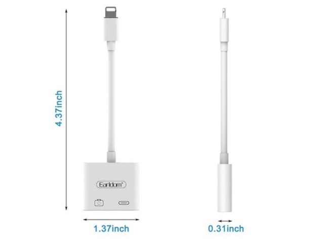 مبدل لایتنینگ به USB/لایتنینگ ارلدام مدل ET-OT43