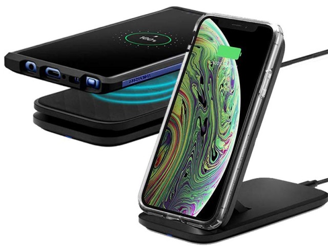 استند شارژر وایرلس فست اسپیگن مدل مدل SteadiBoost F316W