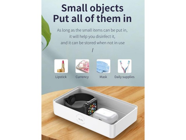 دستگاه ضدعفونی کننده و شارژر وایرلس توتو مدل N52 Wireless Charging Sterilization Box